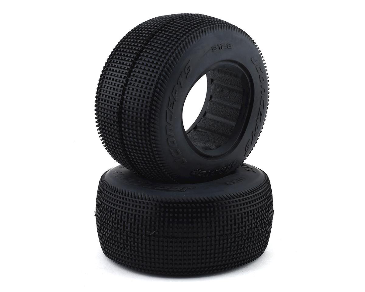 JConcepts Sprinter Short Course Dirt Oval Tires (2) (Green) (JCO3128-02)