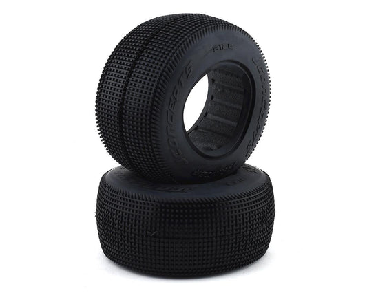 JConcepts Sprinter Short Course Dirt Oval Tires (2) (Green) (JCO3128-02)