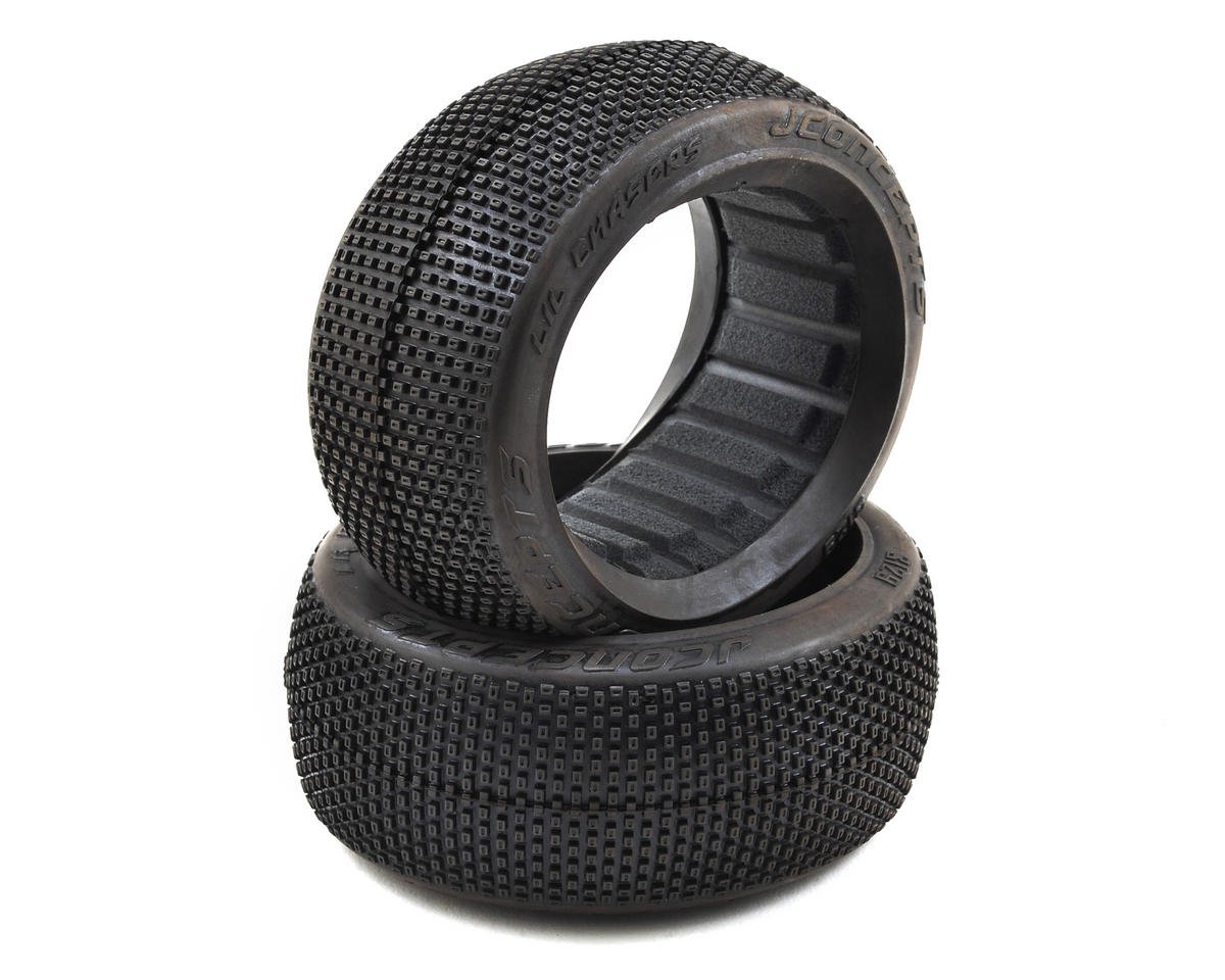JConcepts LiL Chasers 1/8th Buggy Tires (2) (Black) (JCO3129-07)