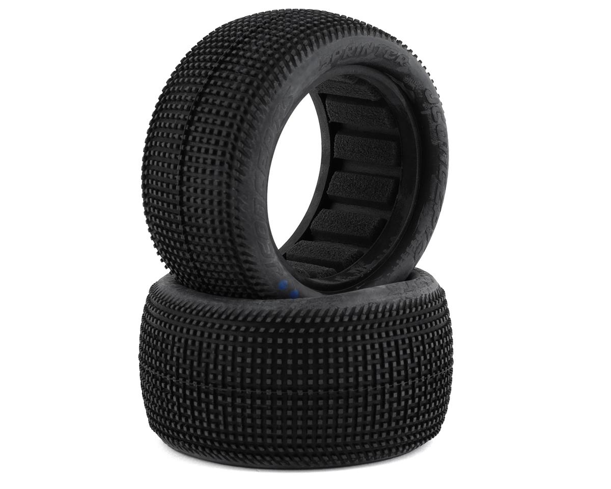 JConcepts Sprinter 2.2" Rear Buggy Dirt Oval Tires (2) (Aqua A2) (JCO3133-03)