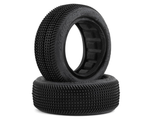 JConcepts Sprinter 2.2" 2WD Front Buggy Dirt Oval Tires (2) (Aqua A2) (JCO3134-03)