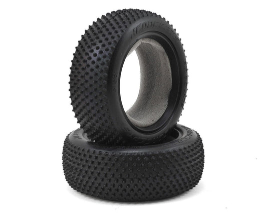 JConcepts Pin Downs 2.2" 4WD Front Buggy Carpet Tires (2) (Pink) (JCO3138-010)