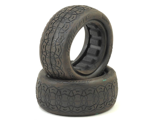 JConcepts Octagons 2.2" 4WD 1/10 Front Buggy Tires (2) (Green) (JCO3144-02)