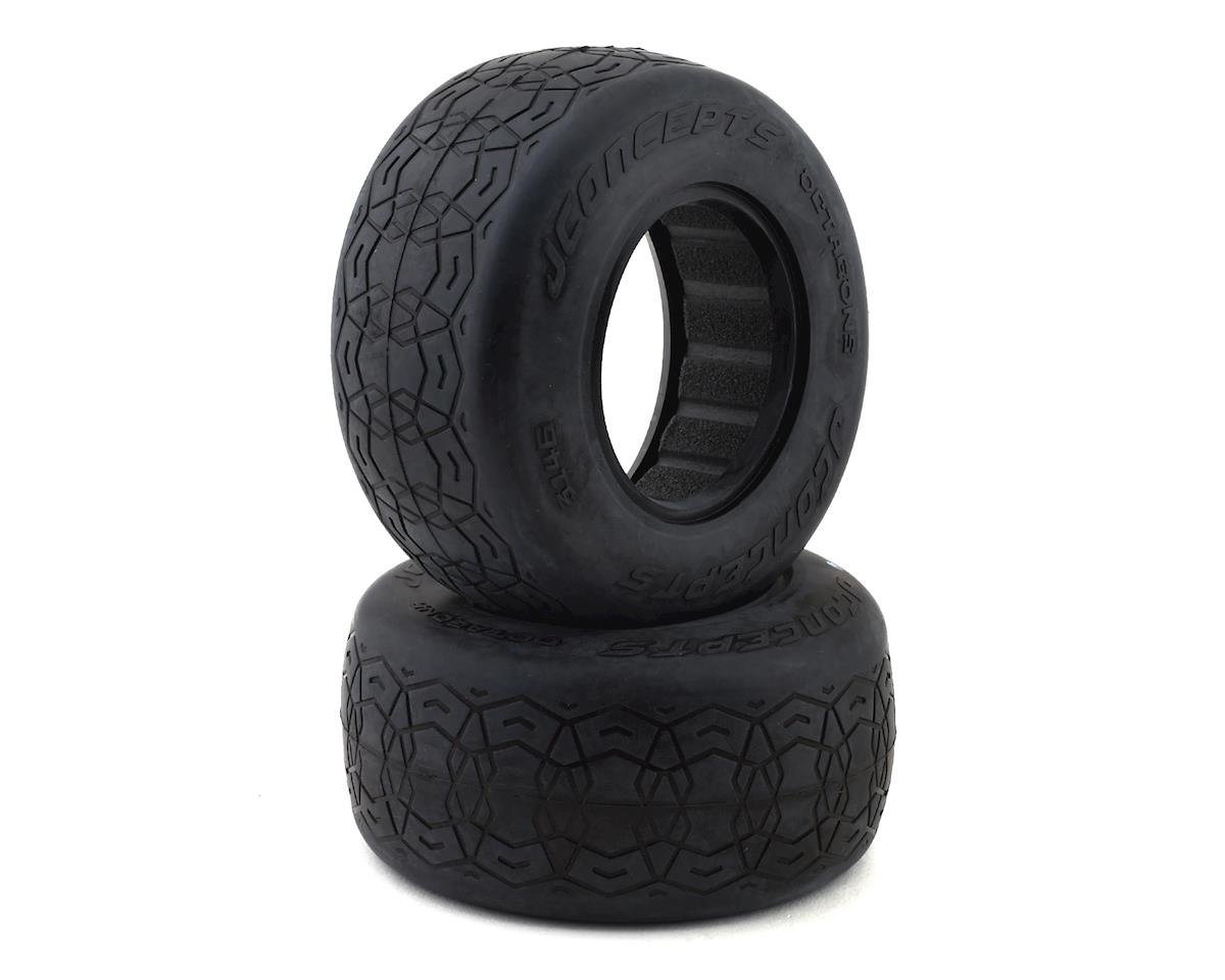 JConcepts Octagons Short Course Tires (2) (Blue) (JCO3146-03)