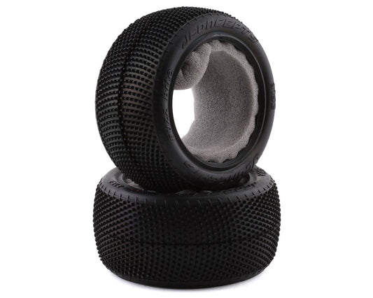 JConcepts Fuzz Bite LP 2.2" Rear Buggy Carpet Tires (2) (Pink) (JCO3152-010)