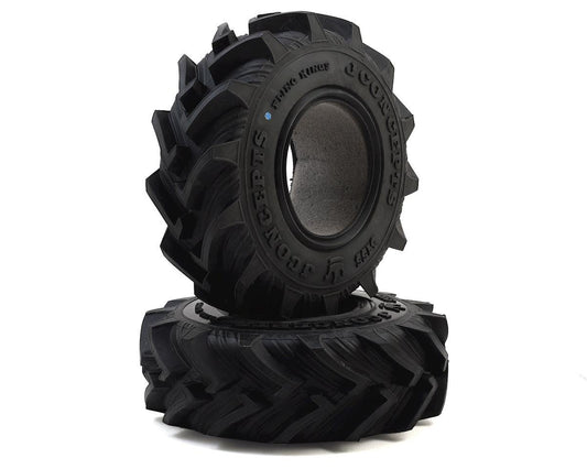 JConcepts Fling King 2.6" Mega Monster Truck Tires (2) (Blue) (JCO3155-01)