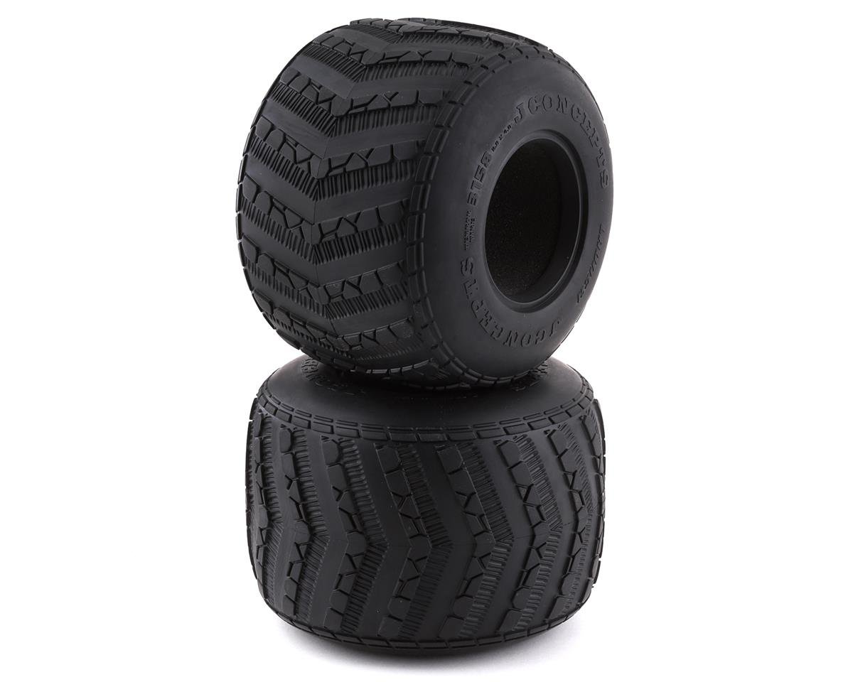 JConcepts Launch 2.6" Monster Truck Tires (2) (Gold) (JCO3158-05)