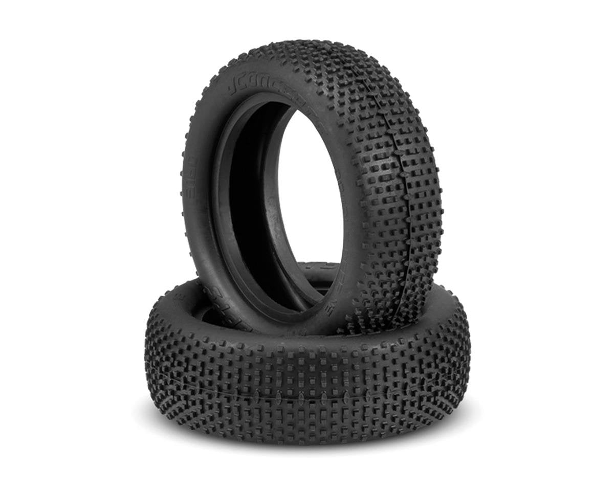 JConcepts Double Dee's V2 2.2" 2WD 1/10 Front Buggy Tires (2) (Green) (JCO3160-02)