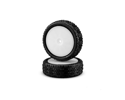 JConcepts Swagger 2.2" Pre-Mounted 4WD Front Buggy Carpet Tires (White) (2) (Pink) (JCO3166-101011)