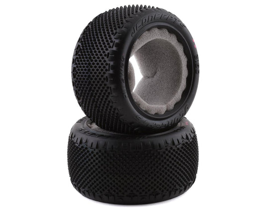 JConcepts Pin Swag 2.2" Rear Buggy Carpet Tires (2) (Pink) (JCO3180-010)