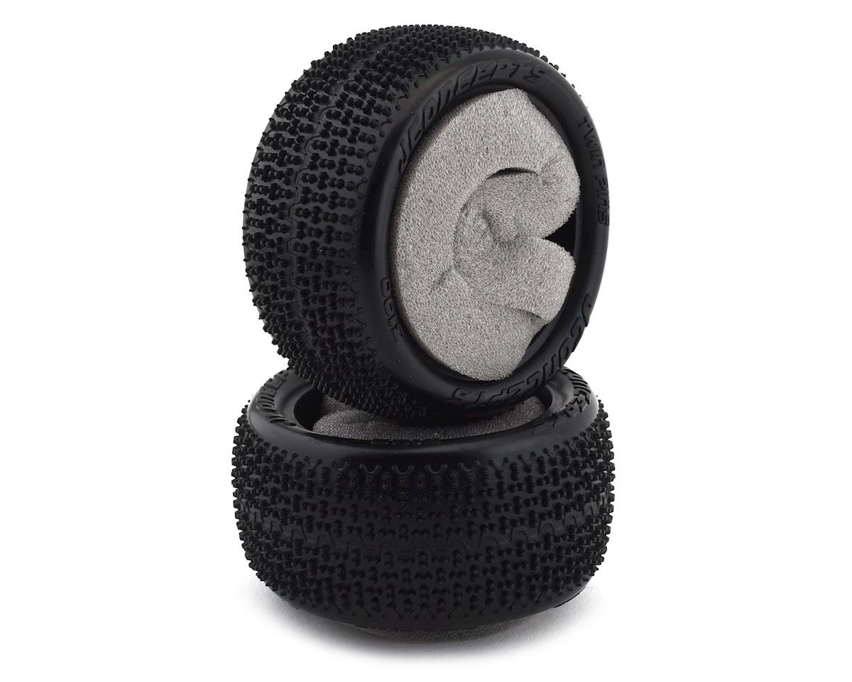 JConcepts Twin Pins 2.2" Rear Buggy Carpet Tires (2) (Pink) (JCO3190-010)