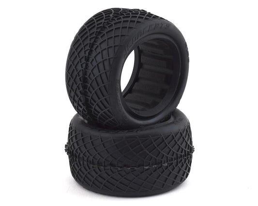 JConcepts Ellipse 2.2" Rear 1/10 Buggy Tires (2) (Silver) (JCO3196-06)