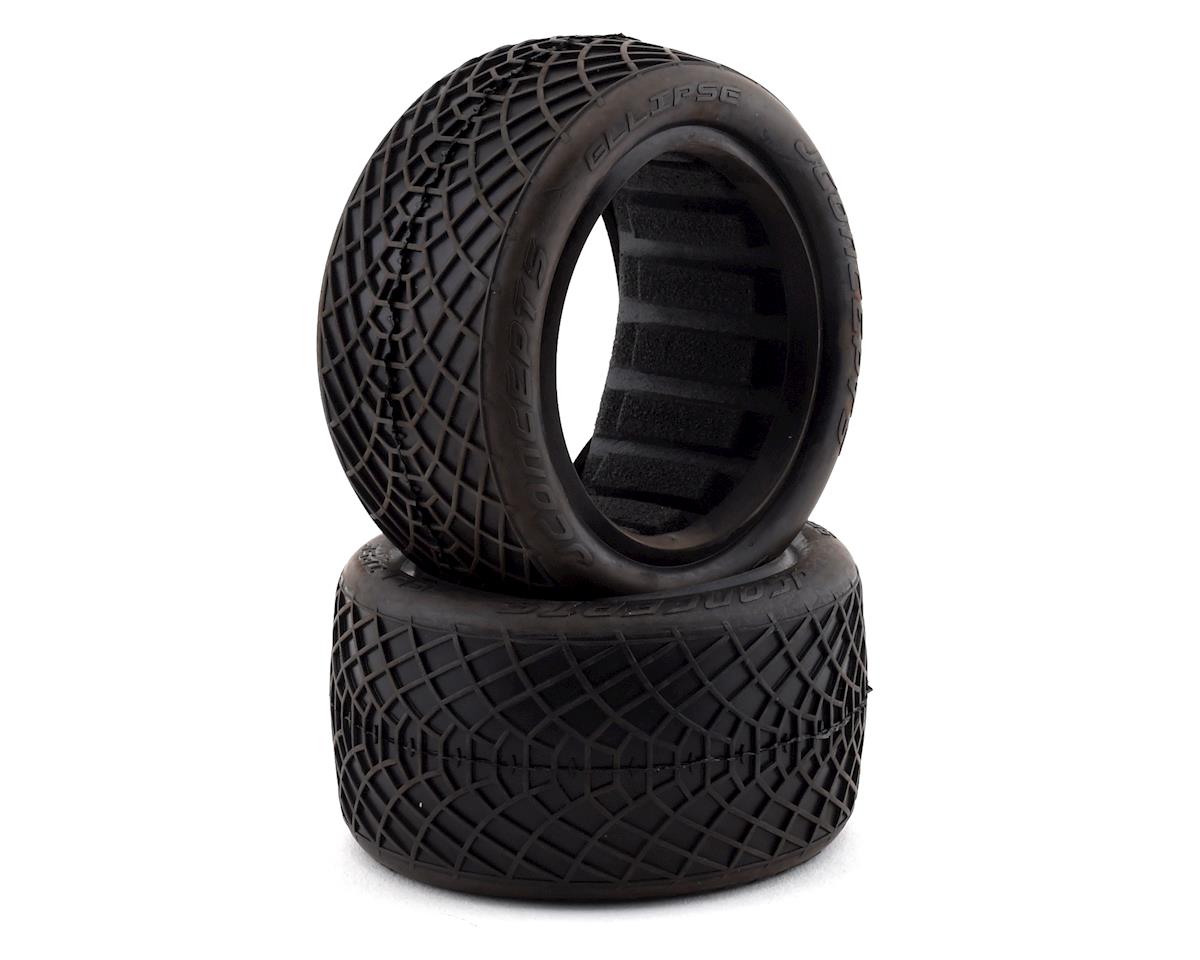 JConcepts Ellipse 2.2" Rear 1/10 Buggy Tires (2) (Black) (JCO3196-07)