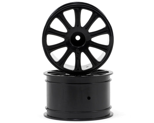 JConcepts 2.2 Rulux Wheel for Traxxas 1/16 E-Revo (2) (Black) (JCO3333B)