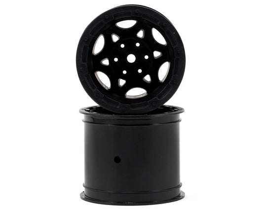 JConcepts 12mm Hex Tense 2.2" Front Wheels for Traxxas 2WD Truck (2) (Black) (JCO3335B)