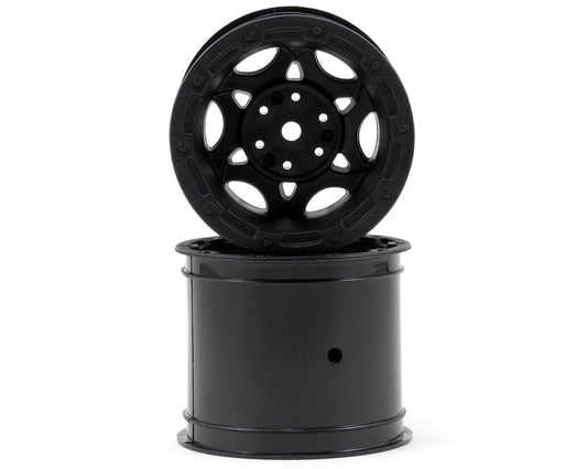 JConcepts 12mm Hex Tense 2.2" Rear Wheels for Traxxas 2WD Truck (2) (Black) (JCO3336B)