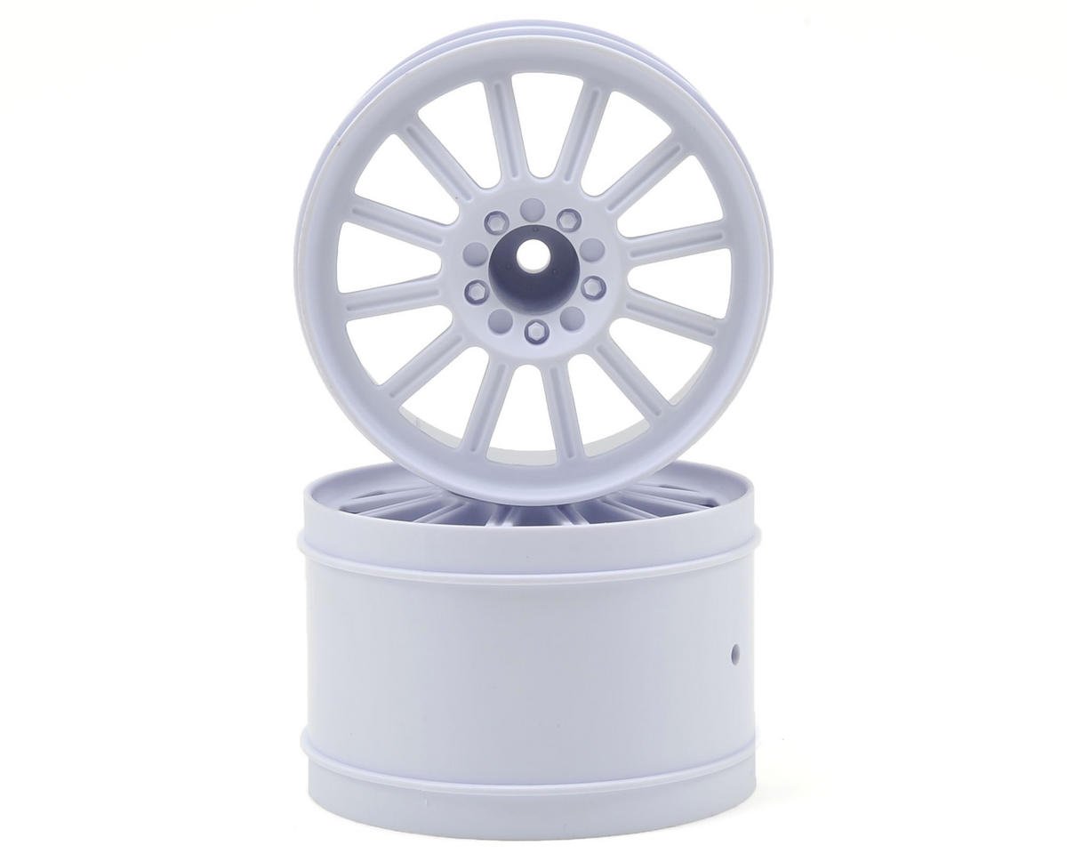 JConcepts 12mm Hex Rulux 2.8" Front Wheel (2) (White) (JCO3340)