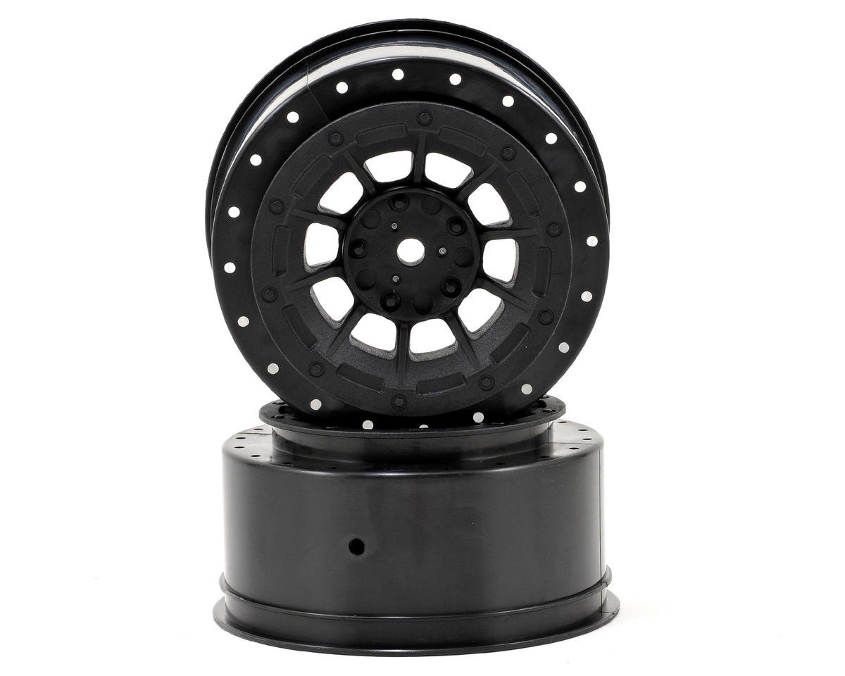 JConcepts 12mm Hex Hazard Short Course Wheels w/3mm Offset (Black) (2) (SC5M) (JCO3344B)