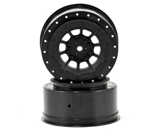 JConcepts 12mm Hex Hazard Short Course Wheels w/3mm Offset (Black) (2) (SC5M) (JCO3344B)