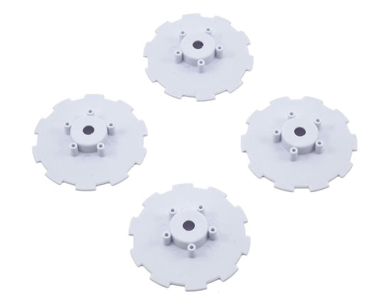 JConcepts Hazard Wheel Dish (White) (4) (SC5M) (JCO3344WD)