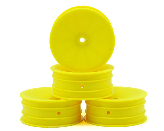 JConcepts 12mm Hex Mono 2.2 Front Wheels (4) (B7/B6/B5/RB6) (Yellow) (JCO3347Y)