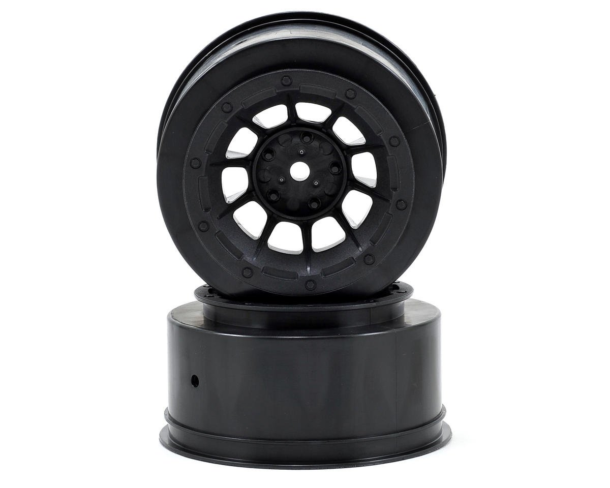 JConcepts 12mm Hex Hazard Short Course Wheels (Black) (2) (JCO3350B)