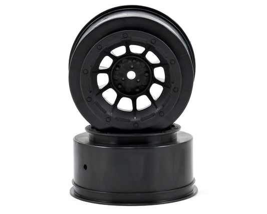 JConcepts 12mm Hex Hazard Short Course Wheels (Black) (2) (JCO3350B)