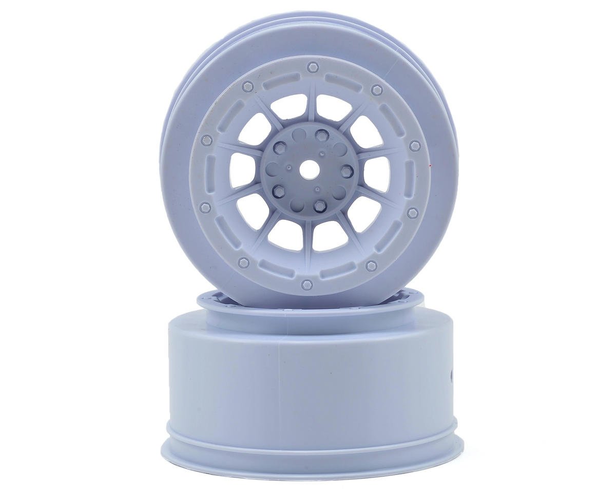 JConcepts 12mm Hex Hazard Short Course Wheels (White) (2) (JCO3350W)