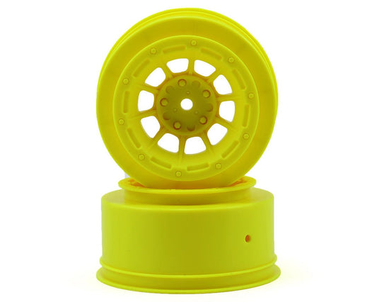 JConcepts 12mm Hex Hazard Short Course Wheels (Yellow) (2) (JCO3350Y)