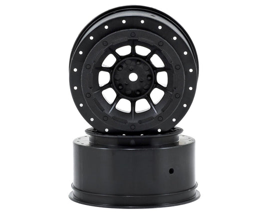 JConcepts 12mm Hex Hazard Short Course Wheels (Black) (2) (JCO3351B)