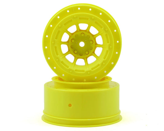 JConcepts 12mm Hex Hazard Short Course Wheels (Yellow) (2) (JCO3351Y)