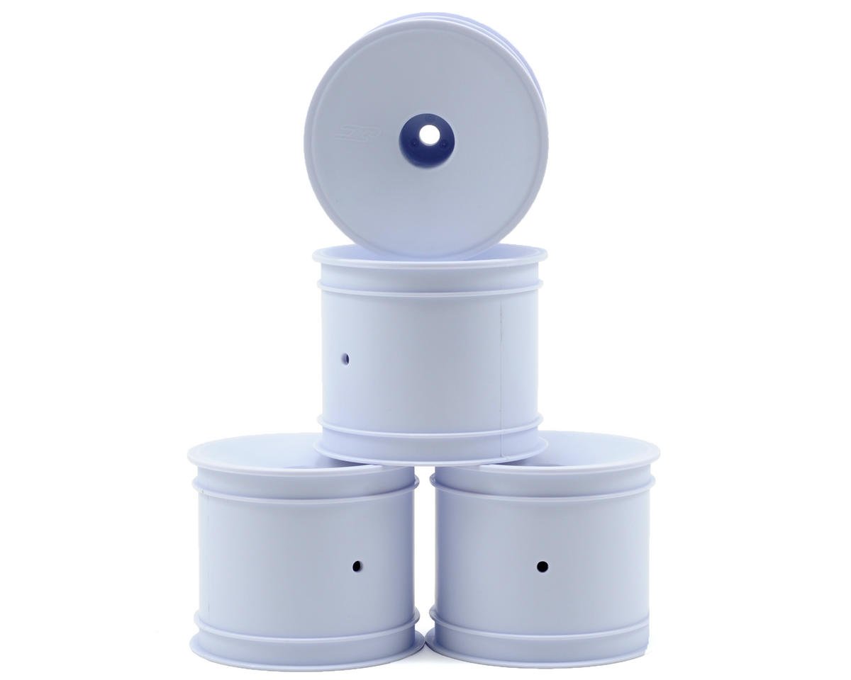 JConcepts 12mm Hex Mono 1/10 Stadium Truck Wheel (4) (T4.1) (White) (JCO3354W)