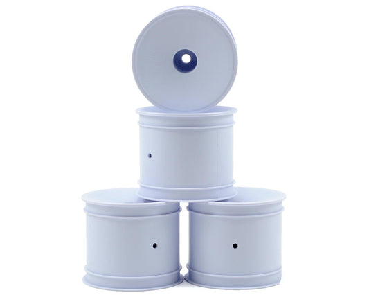 JConcepts 12mm Hex Mono 1/10 Stadium Truck Wheel (4) (T4.1) (White) (JCO3354W)