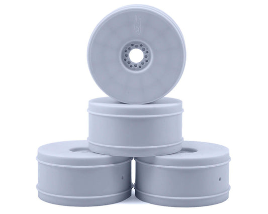 JConcepts 83mm Bullet 1/8th Buggy Wheel (4) (White) (JCO3357W)