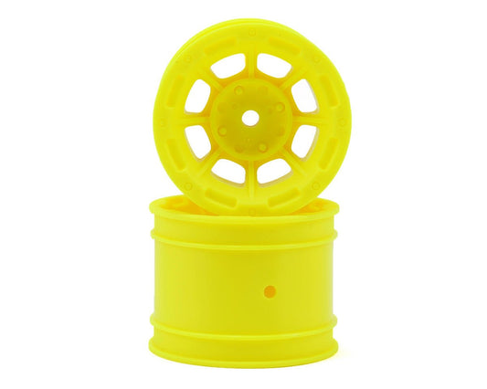JConcepts Hazard 1.7" RC10 Rear Wheel (Yellow) (2) (JCO3359Y)