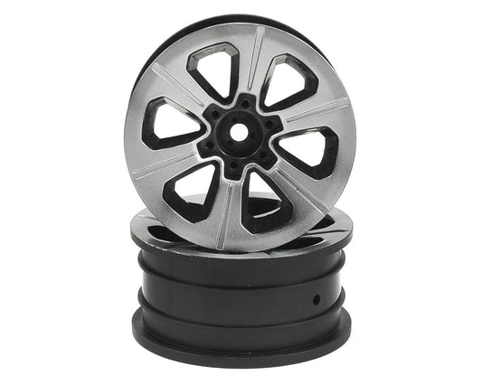 JConcepts Hustle 1.9" Rock Crawler Wheels (2) (Chrome) (JCO3373B)