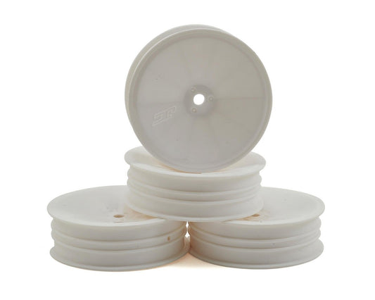 JConcepts 12mm Hex Mono 2.2 "Slim" Front Wheels (4) (B7/B6/RB6/SRX2/YZ2) (White) (JCO3376W)