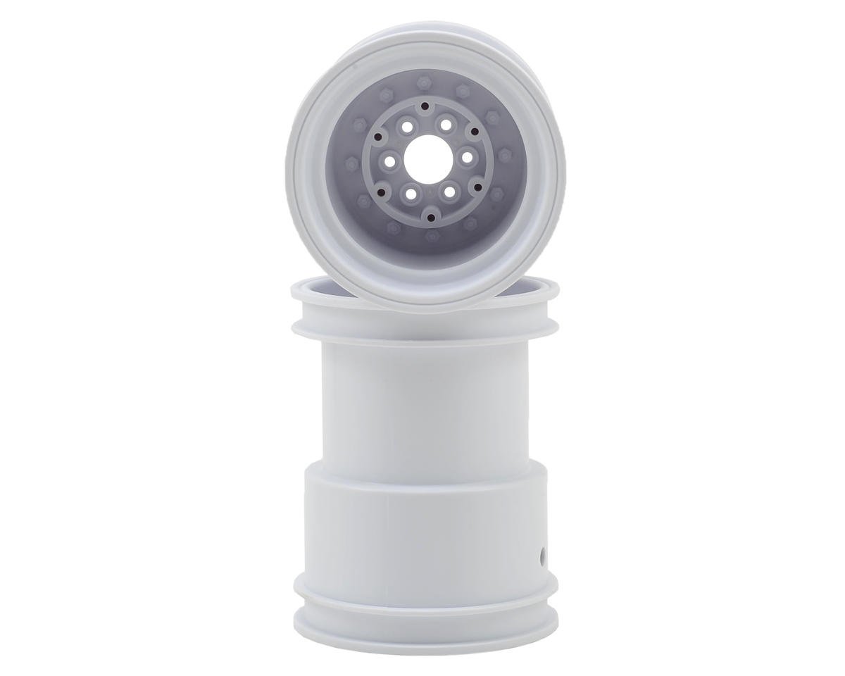 JConcepts Tribute 2.6 x 3.6" Monster Truck Wheel (White) (2) (JCO3377W)