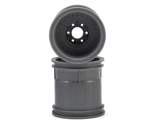 JConcepts 12mm Hex Midwest 2.2" Monster Truck Wheel (2) (Silver) (JCO3380S)