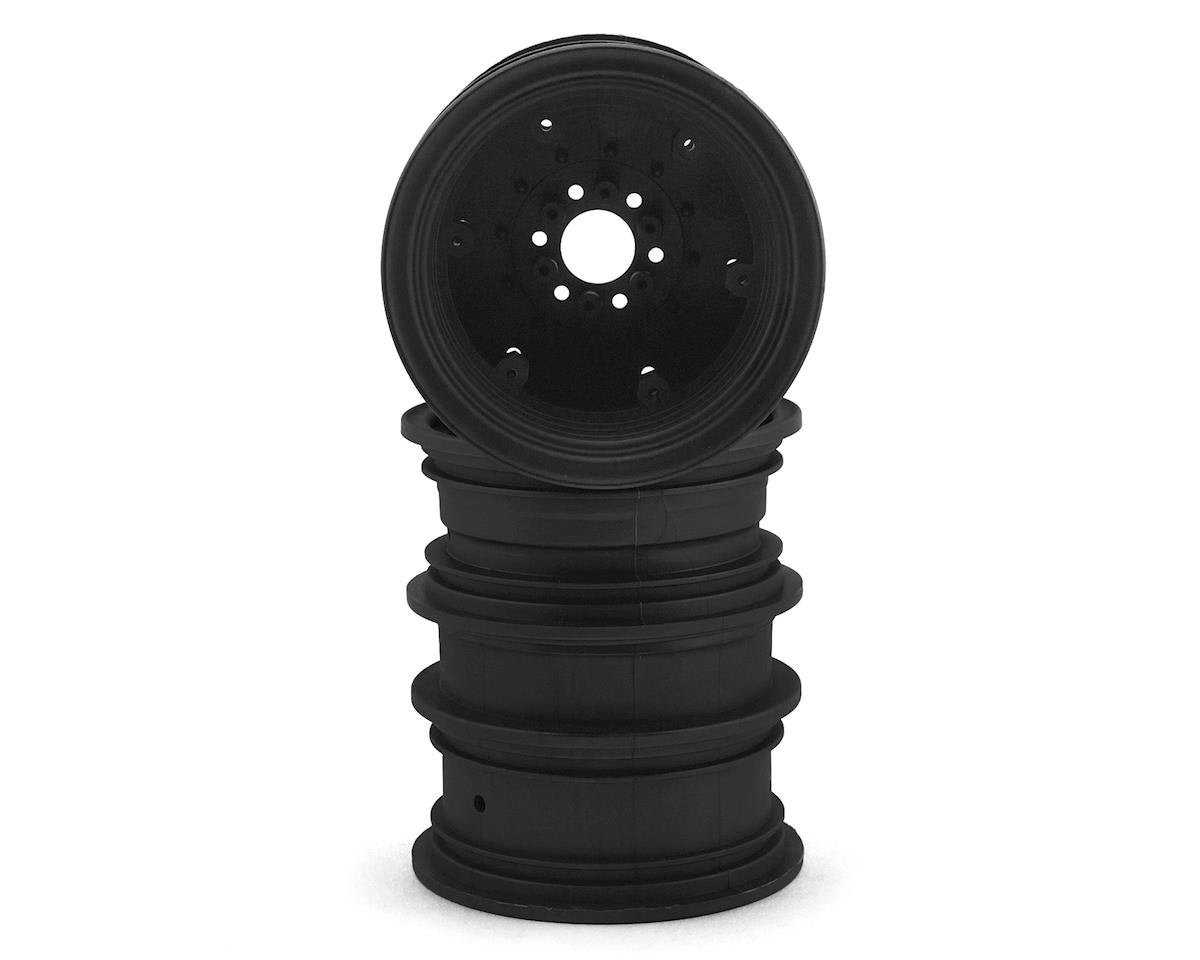JConcepts Krimson Dually 2.6" Dual Truck Wheels w/Adaptors & Covers (Black) (2) (JCO3388B)