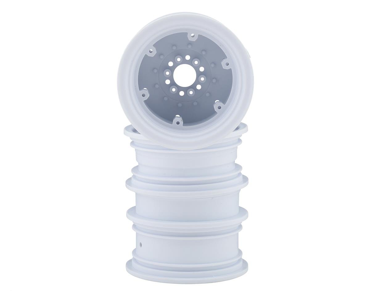 JConcepts Krimson Dually 2.6" Dual Truck Wheels w/Adaptors & Covers (White) (2) (JCO3388W)