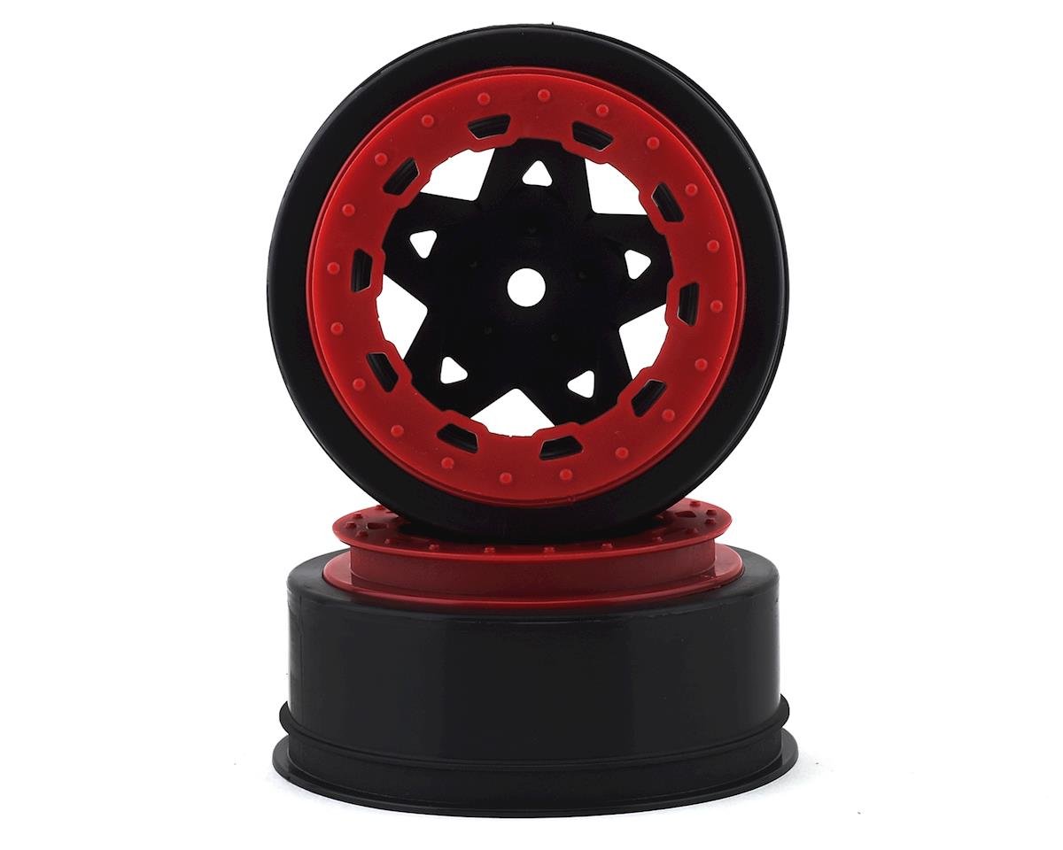 JConcepts 12mm Hex Tremor Short Course Wheels (Black) (2) (JCO3390BR)
