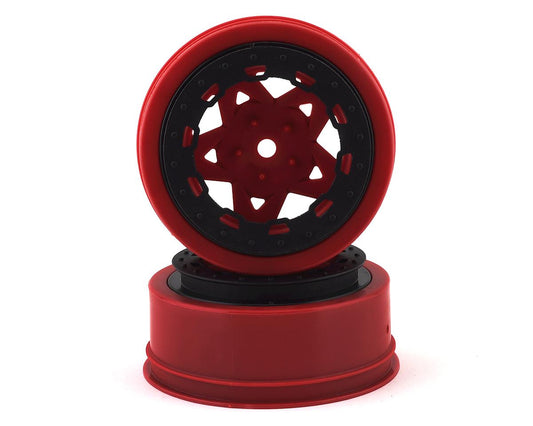 JConcepts 12mm Hex Tremor Short Course Wheels (Red) (2) (JCO3390RB)