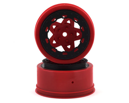 JConcepts 12mm Hex Tremor Short Course Wheels (Red) (2) (JCO3391RB)