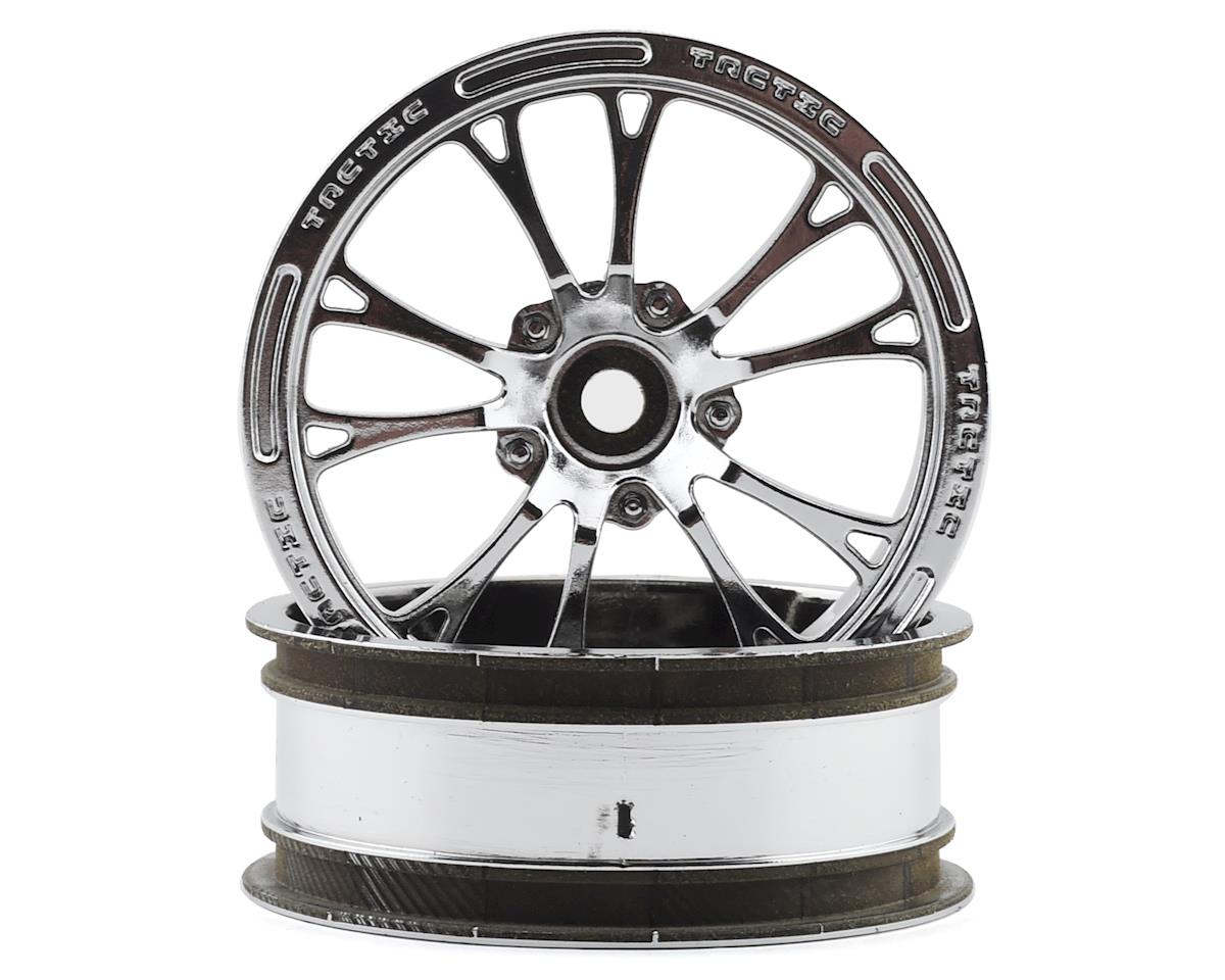 JConcepts Tactic Street Eliminator 2.2" Front Drag Racing Wheels (2) (Chrome) (JCO3399C)
