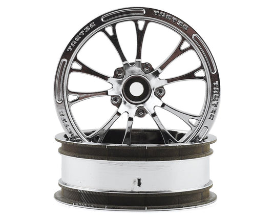 JConcepts Tactic Street Eliminator 2.2" Front Drag Racing Wheels (2) (Chrome) (JCO3399C)