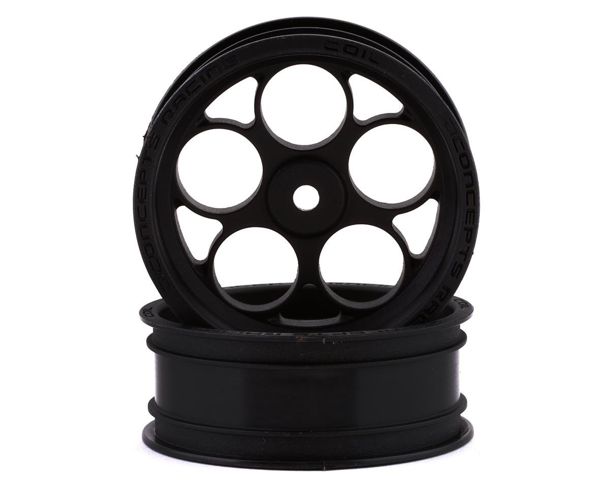 JConcepts Coil Street Eliminator 2.2" Front Drag Racing Wheels (Black) (2) (JCO3407B)