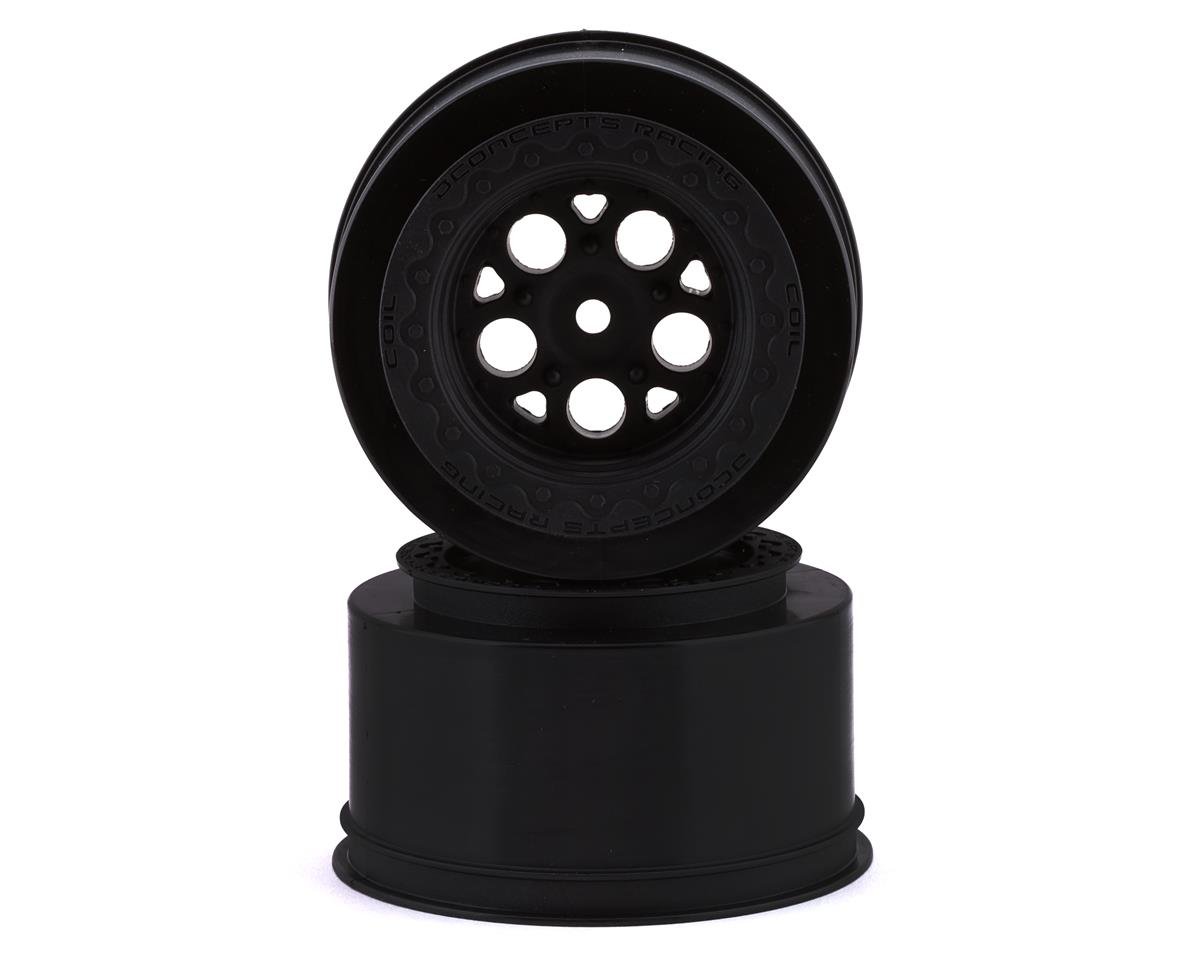 JConcepts Coil Mambo Street Eliminator Rear Drag Racing Wheels (Black) (2) (JCO3409B)