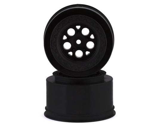 JConcepts Coil Mambo Street Eliminator Rear Drag Racing Wheels (Black) (2) (JCO3409B)