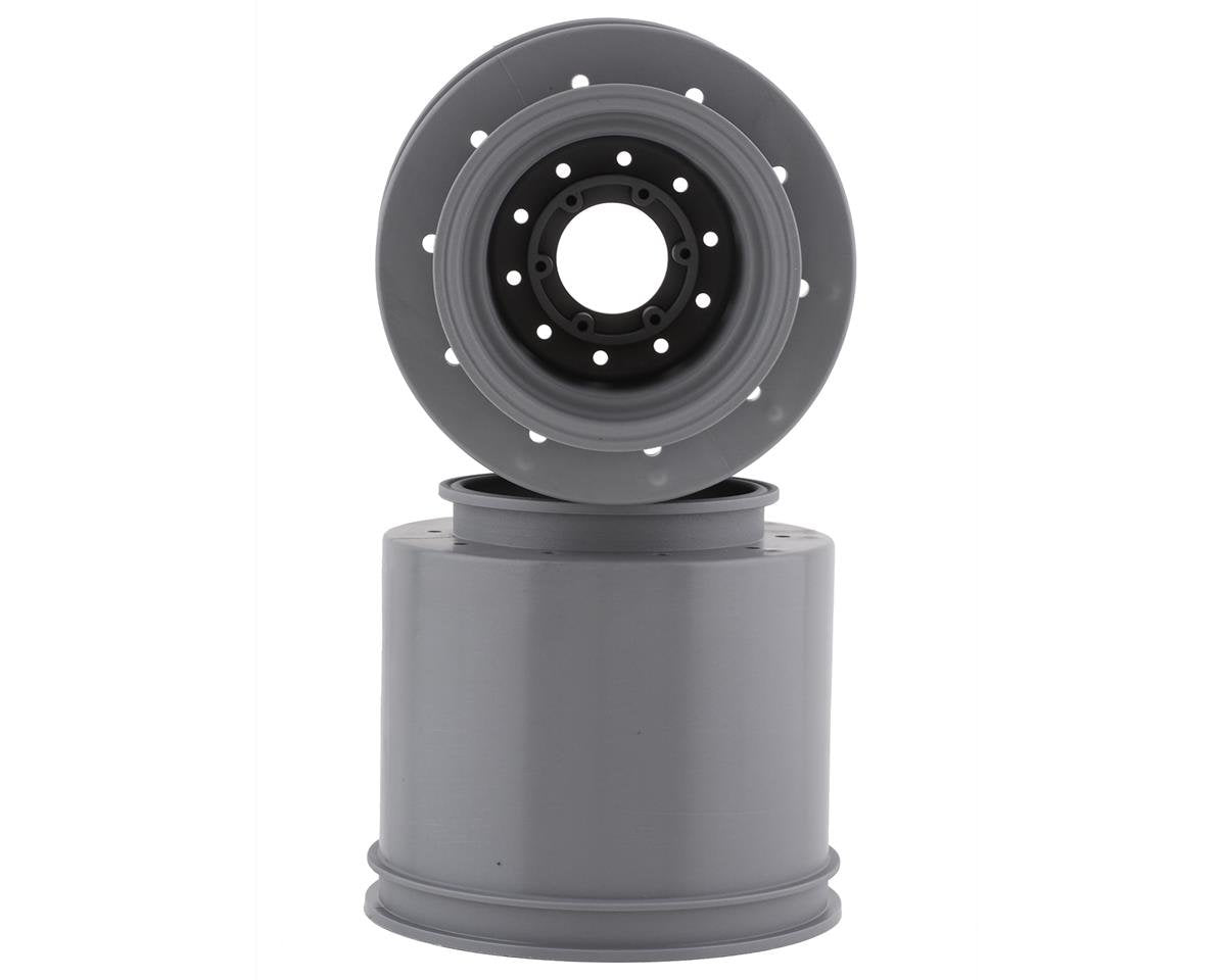 JConcepts Aggressor 2.6x3.8" Monster Truck Wheel (Silver) (2) w/17mm Hex (JCO3414S)